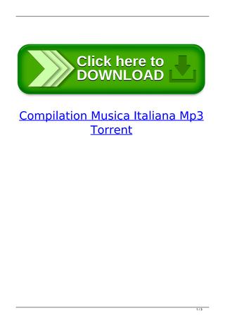 Raccolta Musica Italiana Torrent